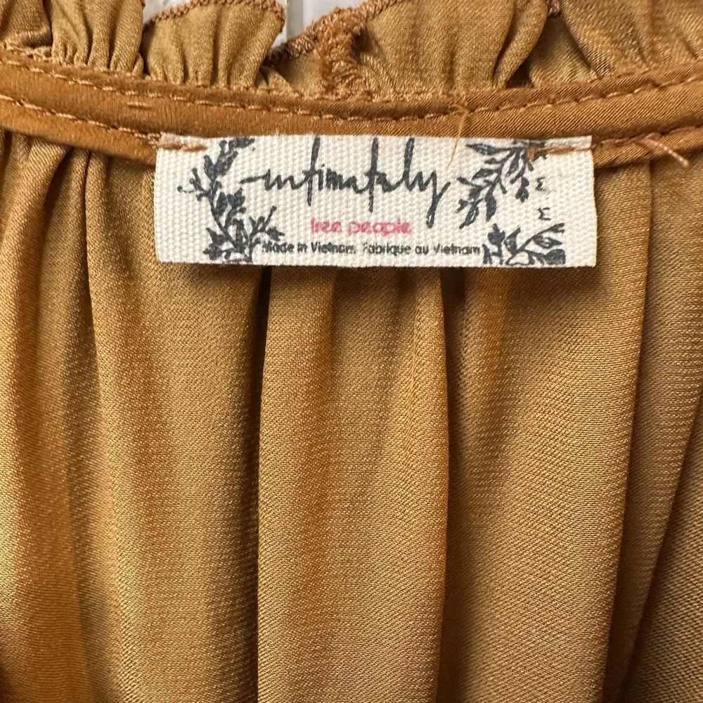 Free People Intimately X REVOLVE All Tucks Bodysuit in Autumn Pearl Medium